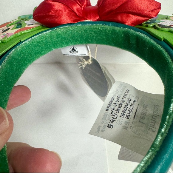 NWT. Disney Mickey Minnie Loungefly Glow in the Dark Holiday Ear Headband. - Picture 8 of 8